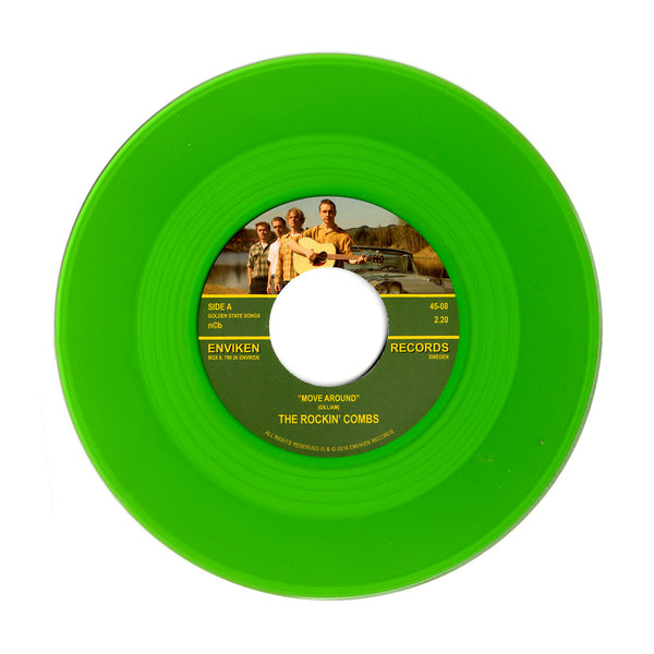 The Rockin' Combs - Move Around 7" Vinyl Record - LIMITED GREEN VINYL