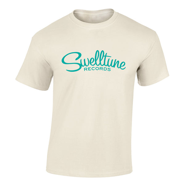 Swelltune Records Classic Logo Shirt in Cream - Men's