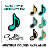 Swelltune Little Music Note Pin - MULTIPLE COLORS AVAILABLE!