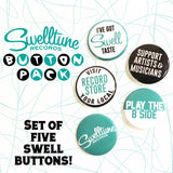 Swelltune Records Button Pack - Set of 5 Buttons